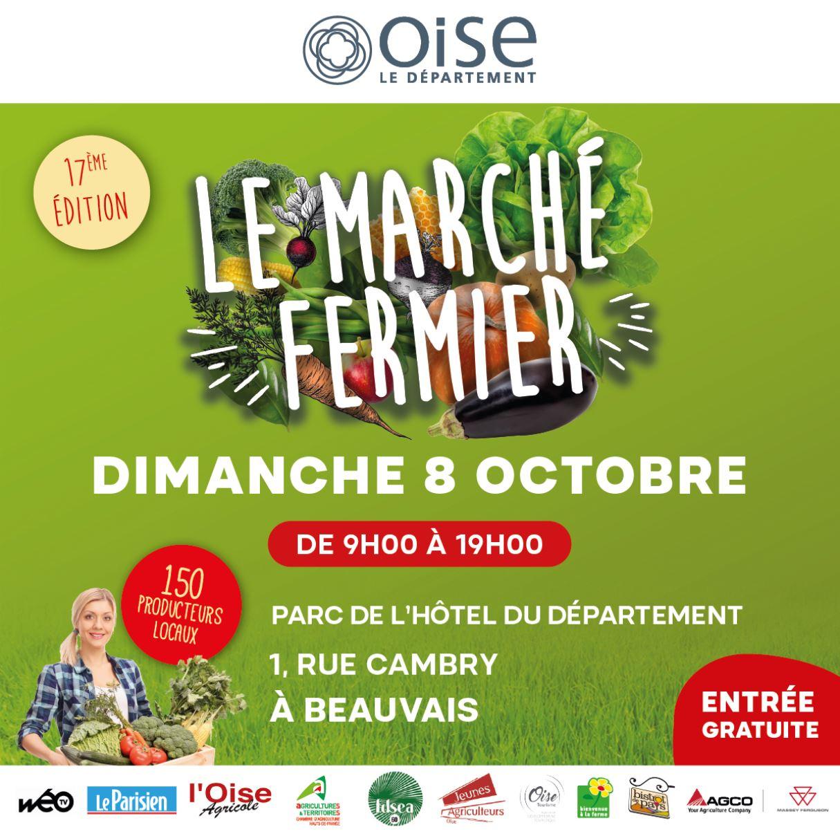 Affiche marché fermier 2023