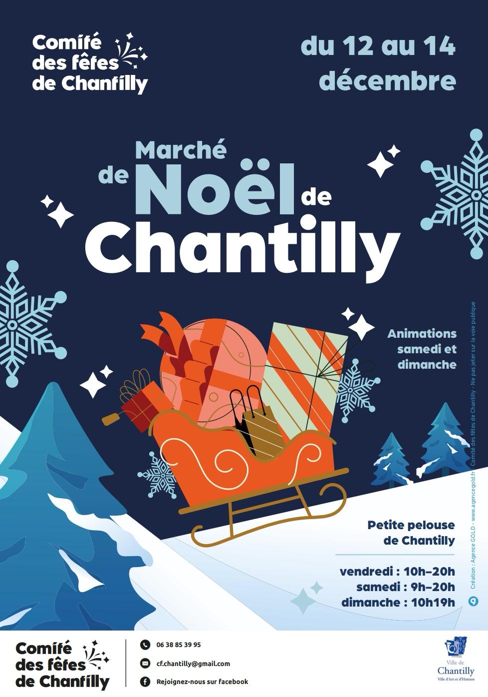 Marche de noel chantilly